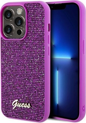 Attēls no Guess Guess GUHCP14LPMSDGSF iPhone 14 Pro 6.1" fuksja/fuschia hardcase Disco Metal Script
