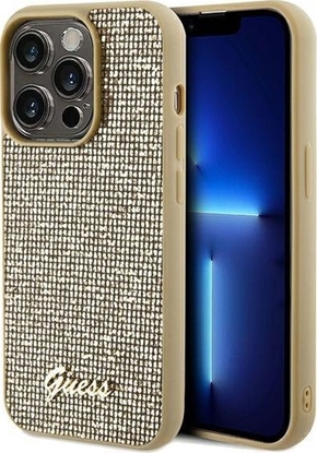Attēls no Guess Guess GUHCP14XPMSDGSD iPhone 14 Pro Max 6.7" zoty/gold hardcase Disco Metal Script