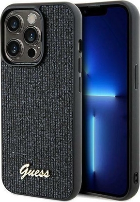Attēls no Guess Guess GUHCP14XPMSDGSK iPhone 14 Pro Max 6.7" czarny/black hardcase Disco Metal Script