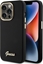 Picture of Guess Guess GUHCP15LSMBSLK iPhone 15 Pro 6.1" czarny/black hardcase Silicone Script Metal Logo & Frame