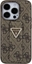 Attēls no Guess Guess GUHCP15SPGS4TDW iPhone 15 6.1" brzowy/brown hardcase Grip Stand 4G Triangle Strass