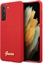 Picture of Guess Guess GUHCS21MLSLMGRE S21+ G996 czerwony/red hardcase Silicone Script Metal Logo