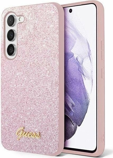 Picture of Guess Guess GUHCS24SHGGSHP S24 S921 róowy/pink hardcase Glitter Script