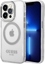 Picture of Guess Guess GUHMP14LHTRMS iPhone 14 Pro 6,1" srebrny/silver hard case Metal Outline Magsafe NoSize