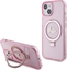 Attēls no Guess Guess GUHMP15MHRSGSP iPhone 15 Plus 6.7" róowy/pink hardcase Ring Stand Script Glitter MagSafe