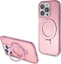 Picture of Guess Guess GUHMP15XHRSGSP iPhone 15 Pro Max 6.7" róowy/pink hardcase Ring Stand Script Glitter MagSafe