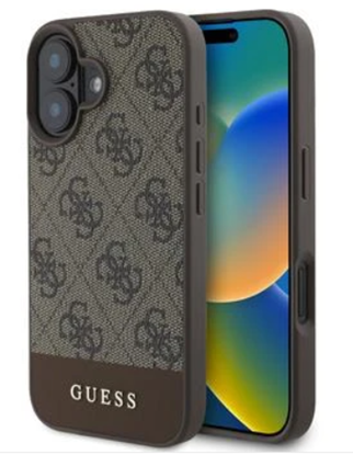 Attēls no Guess GUHCP16SG4GLBR Back Case for Apple iPhone 16