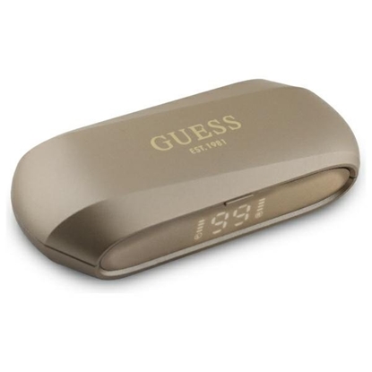 Изображение Suchawki Guess Guess Bluetooth headphones GUTWSC2MCDSD TWS + docking station gold/gold Elongated Metalic Printed Logo