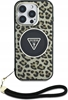 Picture of Guess HC IML Leopard Triangle Cord Strap Case for Apple iPhone 16 Pro