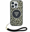 Изображение Guess IML Leopard Triangle Logo Strap MagSafe Case for Apple iPhone 16 Pro
