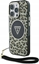 Изображение Guess IML Leopard Triangle Logo Strap MagSafe Case for Apple iPhone 16 Pro Max