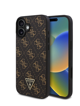 Attēls no Guess New 4G Triangle Back Case for Apple iPhone 16