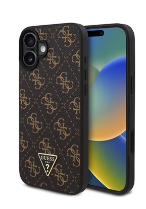 Attēls no Guess New 4G Triangle Back Case for Apple iPhone 16 Plus