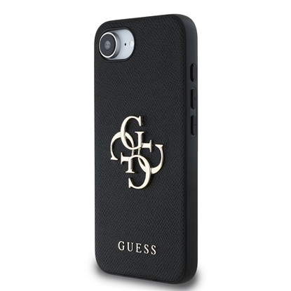Attēls no Guess PU Grained 4G Metal Logo Case for Apple iPhone 16e