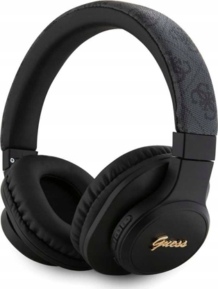 Изображение Guess PU Leather 4G Tone on Tone Script Logo Black