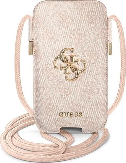 Picture of Guess Torebka Guess GUPHL4GMGPI 6,7 cala róowy/pink hardcase 4G Big Metal Logo