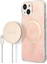 Изображение Guess Zestaw Guess GUBPP14SH4EACSP Case+ Charger iPhone 14 6,1" róowy/pink hard case 4G Print MagSafe NoSize