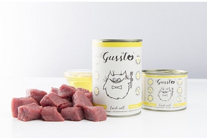 Attēls no GUSSTO Puszka karmy dla kota z cielcin Fresh Calf 200g