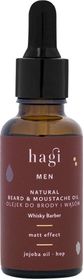 Изображение Hagi Hagi Naturalny olejek do brody i wsów Whisky Barber 30ml