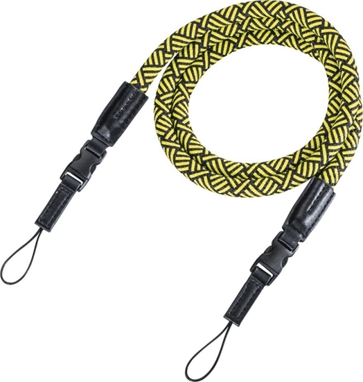Picture of Hama Camera Strap  Braid 120 black/yellow