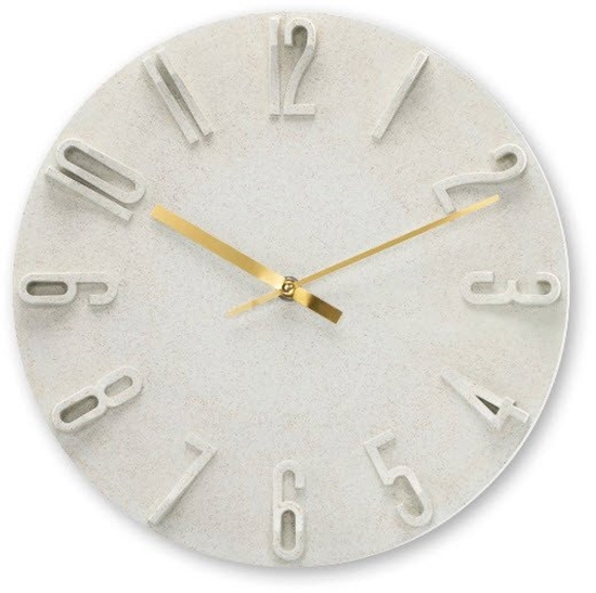 Picture of Hama Wall Clock Korfu beige 30cm 3D digits                 185880