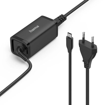 Attēls no Hama zasilacz do notebooka USB-C 45W