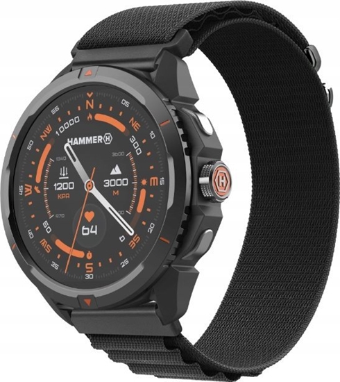 Picture of Hammer Watch 2 | Smart watch | GPS (satellite) | AMOLED | 1.5" | Waterproof | Black