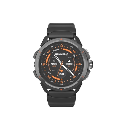 Изображение Hammer Watch 2 | Smart watch | GPS (satellite) | AMOLED | 1.5" | Waterproof | Black