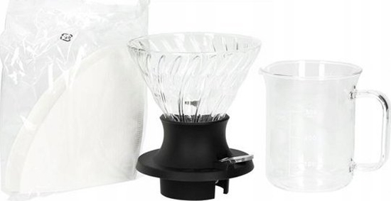 Picture of Hario Zestaw Immersion Switch Server Set - drip V60-02 + serwer + filtry