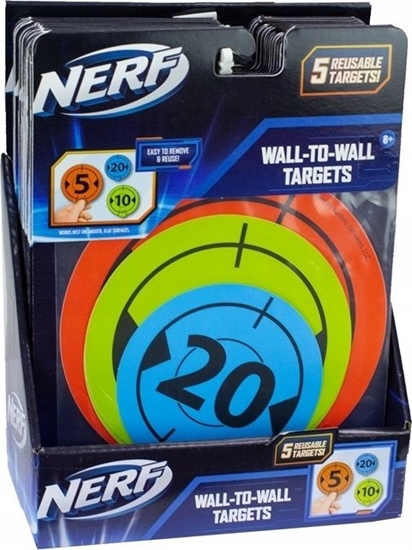 Picture of Hasbro NERF ELITE WALL CLING TARGETS CDU