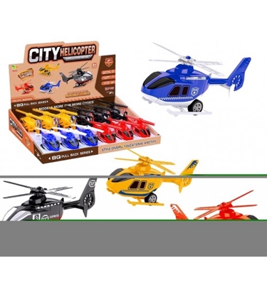 Picture of Helikopters plastmasas ar inerci dažādas 15 cm HW22076103
