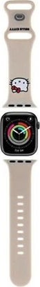 Picture of Hello Kitty Hello Kitty HKAWMSCHBLE Apple Watch Strap 38/40/41mm beige/beige strap Silicone Kitty Head