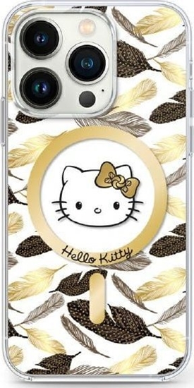 Picture of Hello Kitty Hello Kitty HKHMP16XHGLEH iPhone 16 Pro   Max 6.9" biay/white hardcase IML Golden Leaves MagSafe