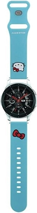 Picture of HelloKitty Hello Kitty Pasek Uniwersalny HKUWLSCHBLB Silicone Kitty Head niebieski/blue 22mm