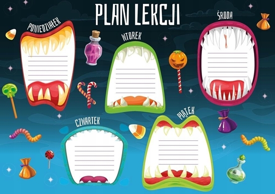Изображение HENRY Plan lekcji - Wampiry (5szt)