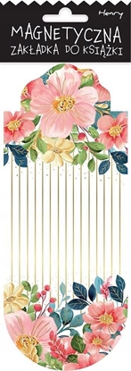 Изображение HENRY Zakadka magnetyczna owal Kolorowe kwiaty