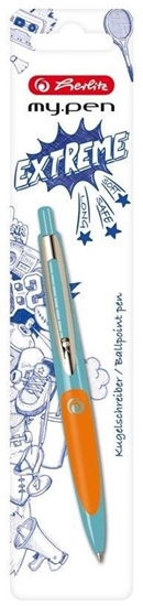 Изображение Herlitz Kugelschreiber my.pen türkis/orange