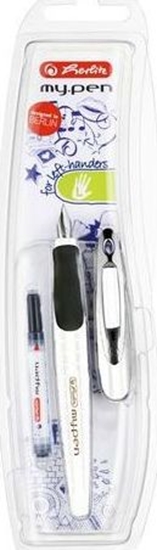 Picture of Herlitz Pióro wieczne dla leworcznych My.Pen biao-czarne