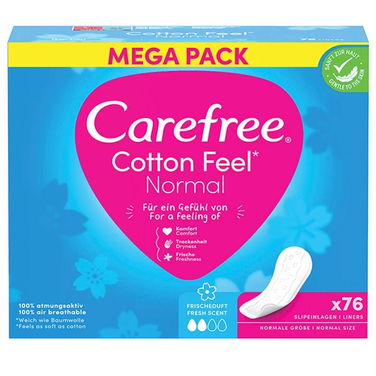 Picture of Hig.ieliktnīši Carefree Cotton Fresh 76gab.