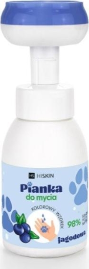 Picture of HiSkin HISKIN_Kids pianka do mycia rk i ciaa Jagodowa 300ml