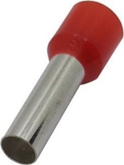 Picture of Hismart Presuojamas izoliuotas antgalis 16mm2/5AWG laidui, varis, raudonas, 100 vnt.