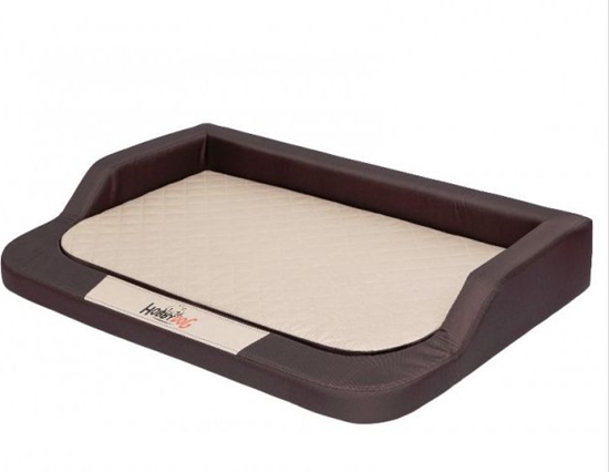 Picture of Hobbydog Legowisko Medico Standard - Brzowy z bezowym materacem XXL
