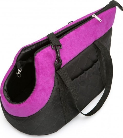 Picture of Hobbydog R2 TORBA CZARNY Z ROWYM SZALEM (NUBUK)