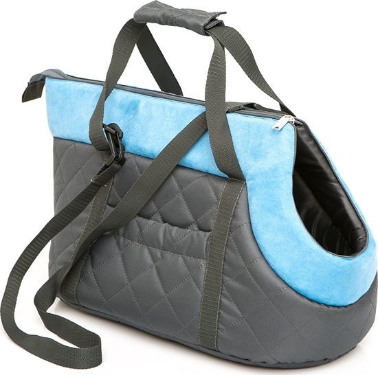 Picture of Hobbydog R2 TORBA CZARNY Z TURKUSOWYM SZALEM (NUBUK)