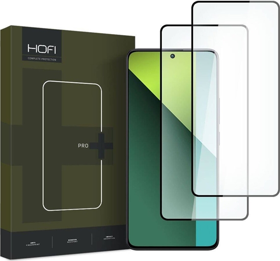 Изображение Hofi SZKO HARTOWANE HOFI GLASS PRO+ 2-PACK XIAOMI REDMI NOTE 13 5G / 13 PRO 4G / 5G BLACK