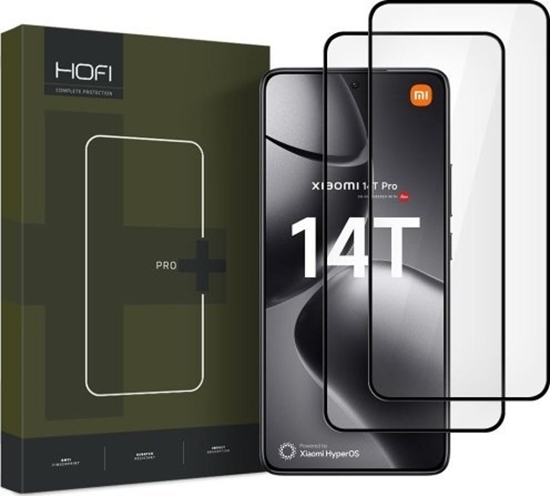 Picture of Hofi Szko hartowane Hofi Glass Pro+ Xiaomi 14T / 14T Pro Black [2 PACK]