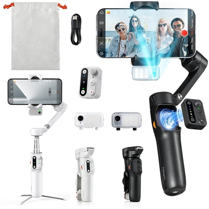 Picture of HOHEM iSteady V3 AI Kit gimbal for smartphone, white
