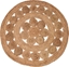 Attēls no Home Styling Collection Dywan JUTOWY BOHO pleciony z juty okrgy 120 cm