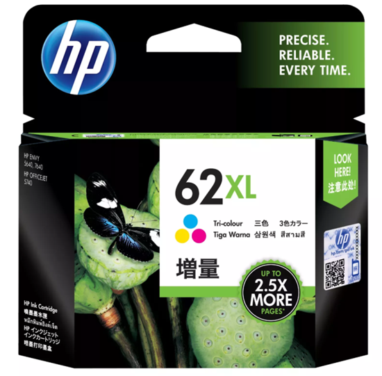 Изображение HP 62XL Tri-color Ink Cartridge