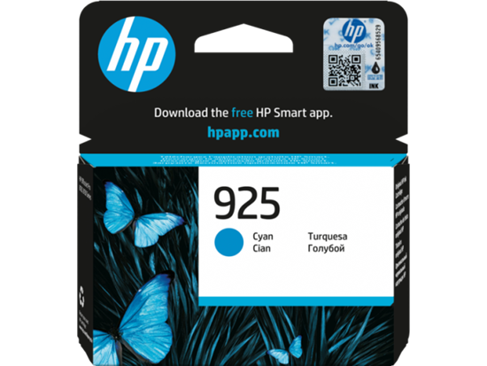 Изображение HP 925 Cyan Original Ink Cartridge